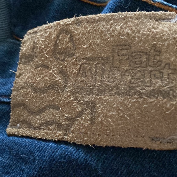 FUBU Vintage 90s Baggy Carpenter Jeans Loose Fit Hip Hop 42 by 34 RARE - Picture 6 of 15